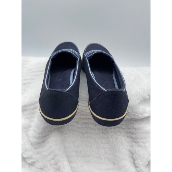 Vintage Grasshopper Canvas Shoes Blue with Light Blue Stripe Size 8.5M - Picture 3 of 9